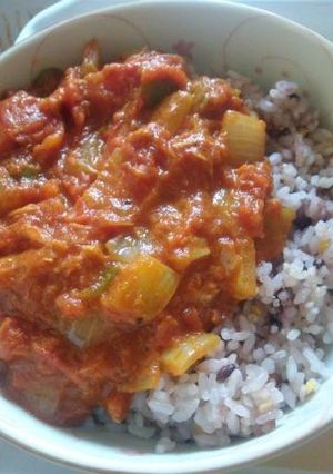 トマト　カレー風-レシピのメイン写真