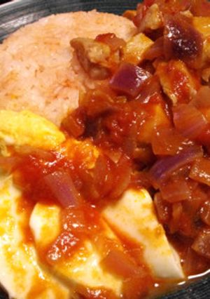 トマトチキンとモッツァレラのオムライス-レシピのメイン写真