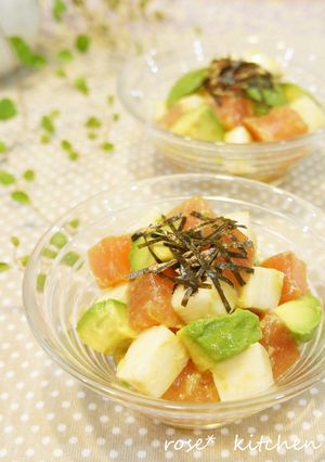 アボカド＊まぐろ＊長いも和え-レシピのメイン写真