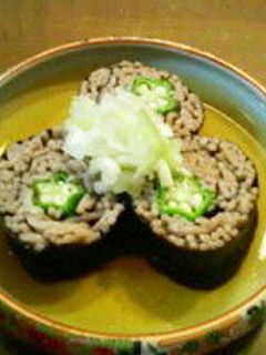 お蕎麦とオクラの冷やし鉢-レシピのメイン写真