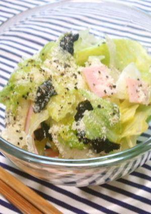 ＊海苔とチーズのレタスサラダ＊-レシピのメイン写真