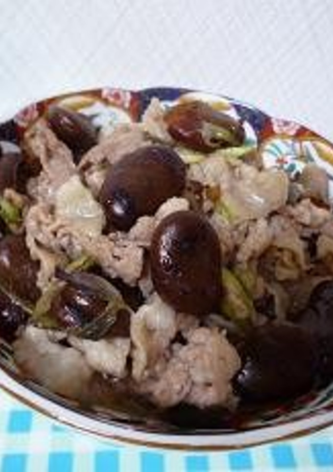 ◆しょうゆ豆豚肉炒め◆-レシピのメイン写真