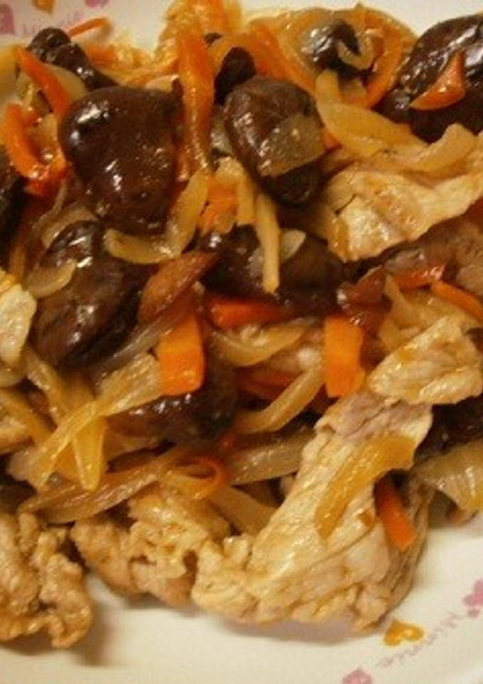 豚肉としょうゆ豆の甘辛炒め♫-レシピのメイン写真