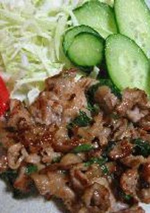しその香り♪豚肉付け焼き-レシピのメイン写真