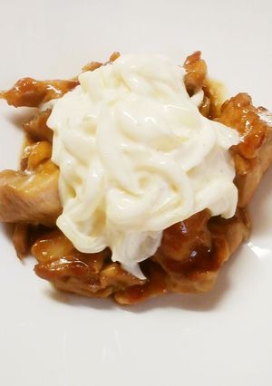 照り焼きチキン☆玉ねぎマヨソース-レシピのメイン写真