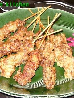 豚薄切り肉の串天-レシピのメイン写真