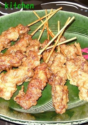 豚薄切り肉の串天-レシピのメイン写真
