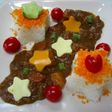 ☆七夕さまの日のデコカレー☆
