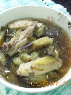 茄子と手羽の煮物-レシピのメイン写真