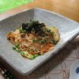 堅ちゃんにヒントをもらった納豆キムチ素麵
