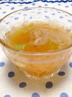 夏に♪トマトとレタスの冷たいスープ☆☆-レシピのメイン写真