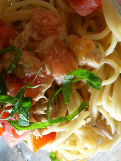 ぽん酢がきいたさっぱりパスタ-レシピのメイン写真