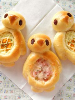 ゆでたまごでペンギンパン-レシピのメイン写真