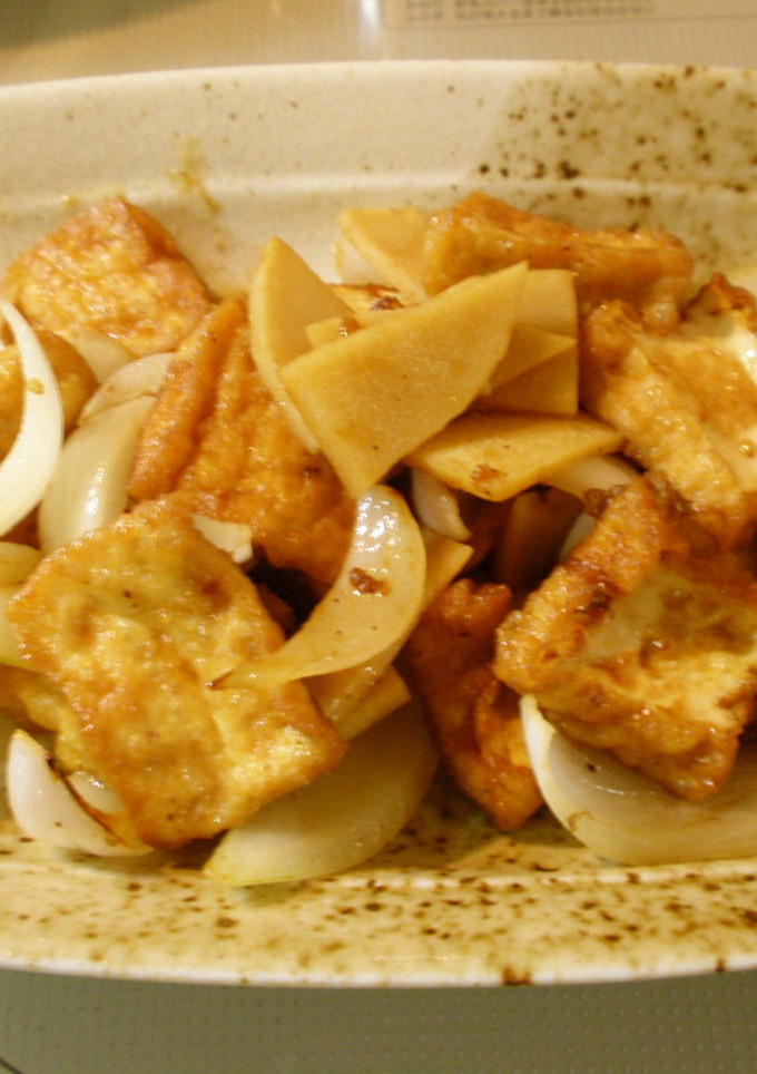 焼き肉のたれで♪厚揚げの炒め物☆-レシピのメイン写真