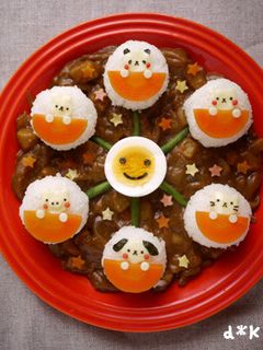 デコカレー♡アニマル観覧車-レシピのメイン写真