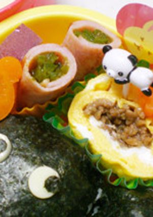 焼肉のたれde味付けひき肉卵焼き♪-レシピのメイン写真
