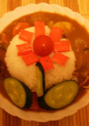 ☆元気が出るお花のカレー☆-レシピのメイン写真