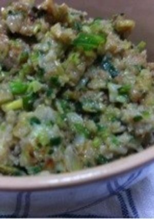 餃子のタネでどんぶり-レシピのメイン写真