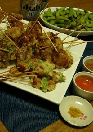 串天♪豚肉の野菜巻き-レシピのメイン写真