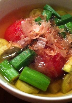 なす、オクラ、トマトのひんやり煮-レシピのメイン写真