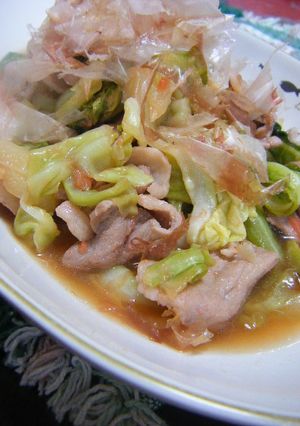 豚肉とキャベツのさっぱり炒め☆梅風味-レシピのメイン写真