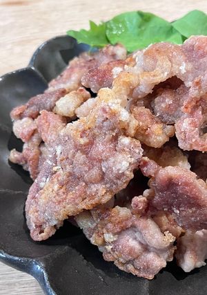 カリッカリ＊豚コマの塩唐揚げ-レシピのメイン写真