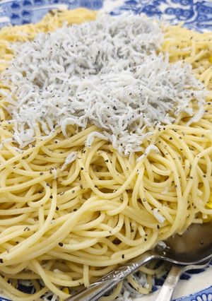 とうもろこしとシラスのパスタ大容量-レシピのメイン写真
