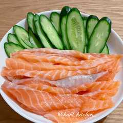 รูปของ 簡単サーモン麺サラダ覚書