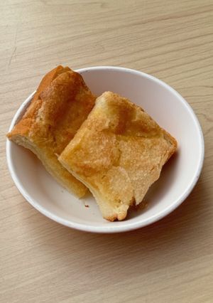 ﾒﾛﾝﾊﾟﾝ風ﾄｰｽﾄ/こども園・保育園-レシピのメイン写真
