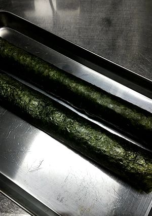 細巻き2本分の納豆巻-レシピのメイン写真