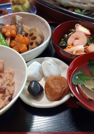 お食い初めの煮物　炊飯器使用-レシピのメイン写真