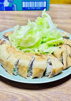 今日の晩御飯!油揚げで餃子-レシピのメイン写真
