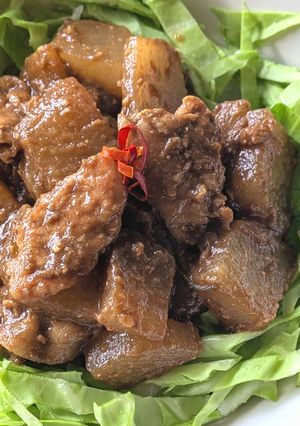 豚バラ大根の味噌っ粕丼♡-レシピのメイン写真
