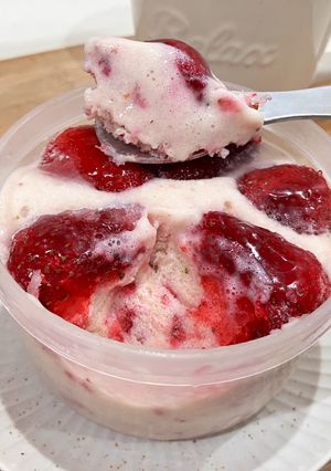 甘酒プロテインジェラート＊ミルキー苺-レシピのメイン写真