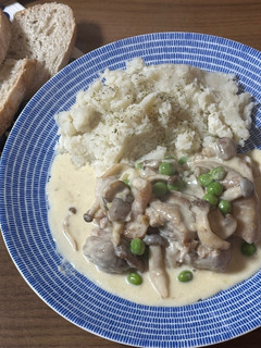 鶏もも肉ときのこのクリーム煮-レシピのメイン写真