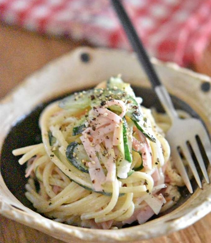 さっぱりまろやかなサラスパ【作り置き】 by 鈴木美鈴