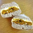 全粒粉ベーグルのかぼちゃナッツサンド