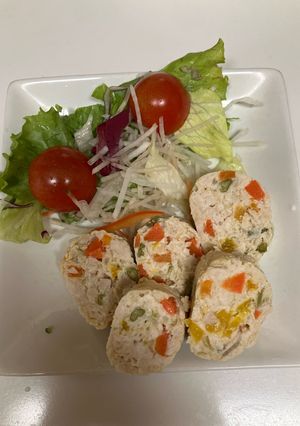 低脂質【鶏胸肉のミートローフ】-レシピのメイン写真