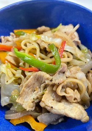 野菜たっぷり・にんにくソース焼きそば-レシピのメイン写真