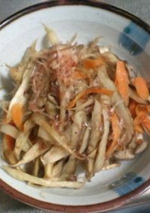 ごぼうとにんじん、シメジのきんぴら　　-レシピのメイン写真