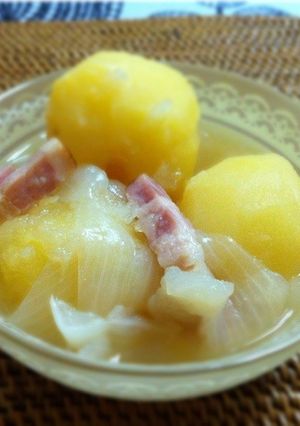 新じゃがとベーコンのスープ煮♪-レシピのメイン写真