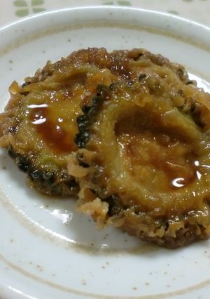 ゴーヤの揚げ煮-レシピのメイン写真