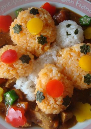 フルーティなちょうちょのデコカレー-レシピのメイン写真