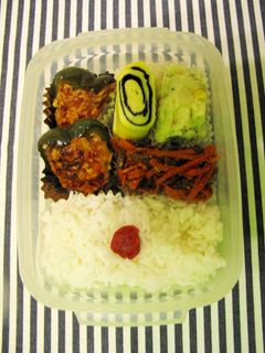 記録用☆ピーマンの肉詰め弁当☆-レシピのメイン写真