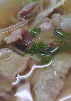 もう１品欲しい時！豚バラ肉と水菜の簡単煮-レシピのメイン写真