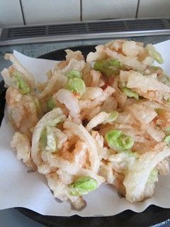 そら豆と玉葱天ぷら-レシピのメイン写真