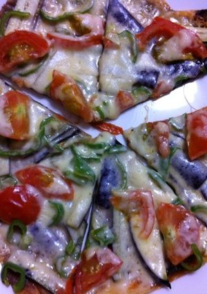 パリパリ夏野菜フライパンピザ-レシピのメイン写真