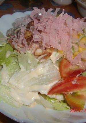讃岐うどんで♪うどんサラダv-レシピのメイン写真