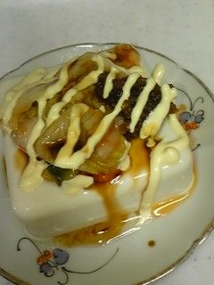 キムチと食べるラー油でキムラ君の冷や奴☆-レシピのメイン写真