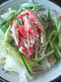 簡単!サラダうどん-レシピのメイン写真